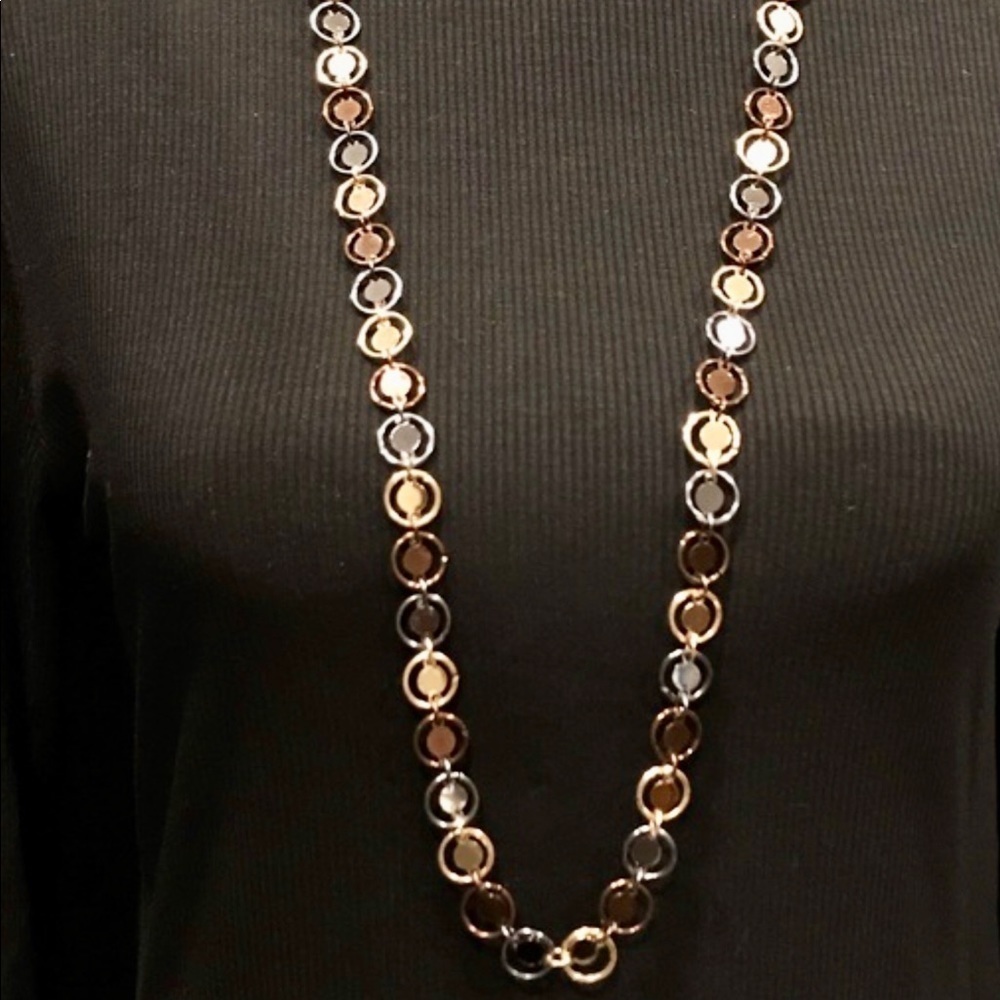 Daisy Fuentes Tri-Tone Necklace